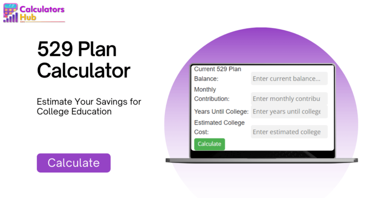 529 plan calculator for college expenses