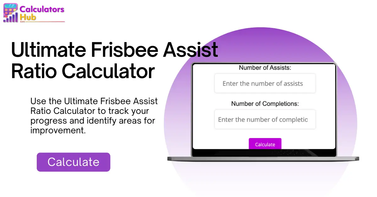 frisbee assist ratio calculator