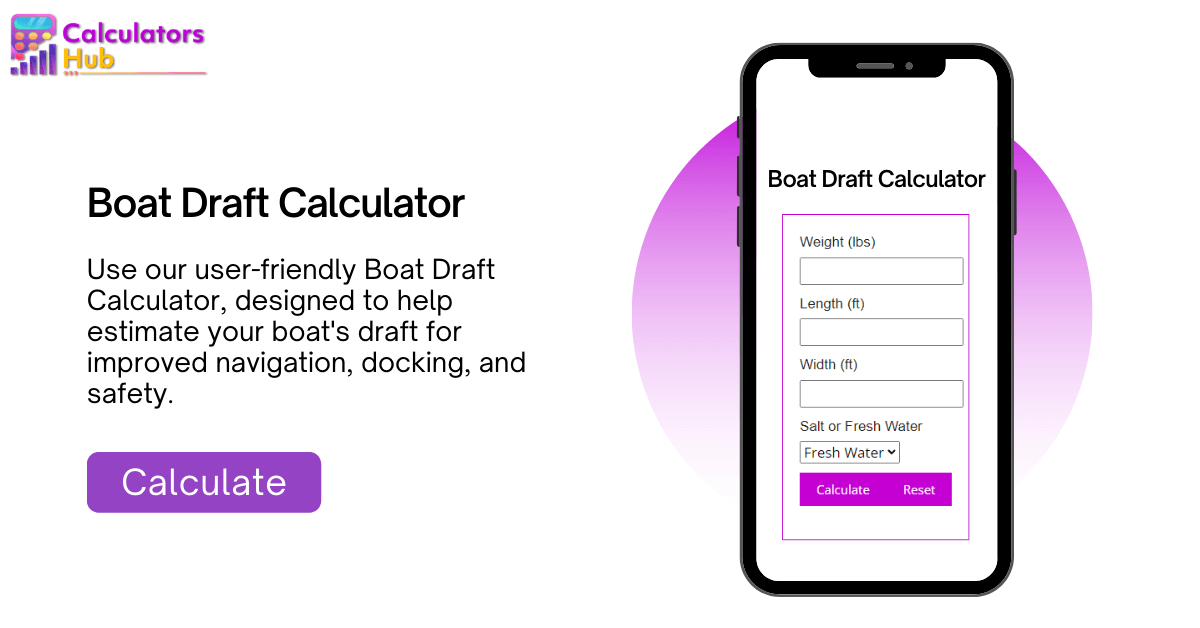 Boat Draft Calculator