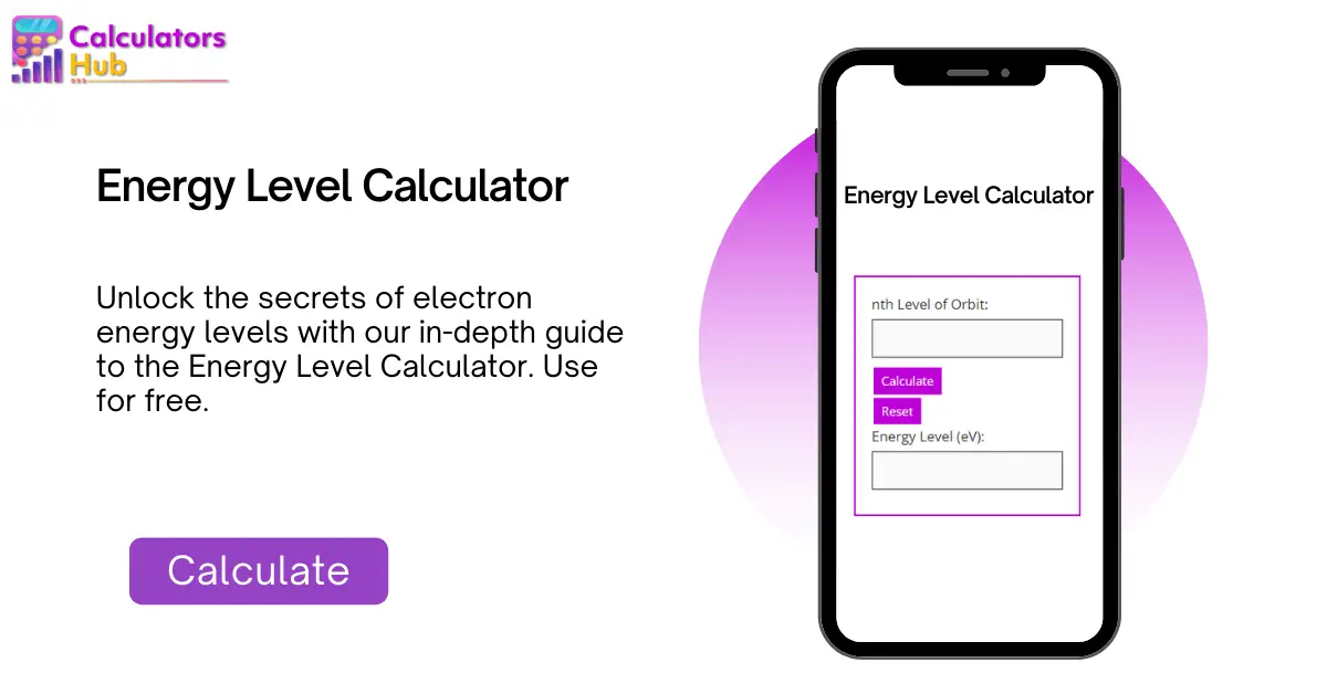 Energy Level Calculator