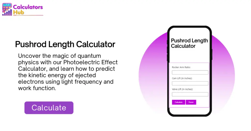 Pushrod Length Calculator: Optimizing Engine Performance