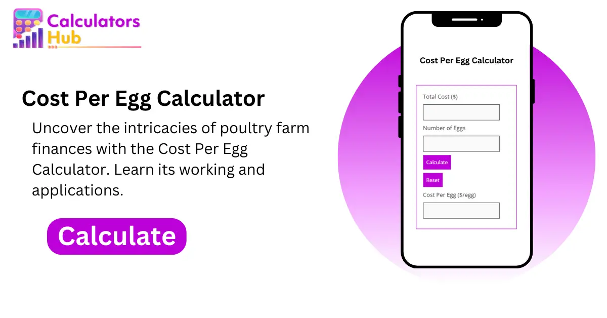 Cost Per Egg Calculator