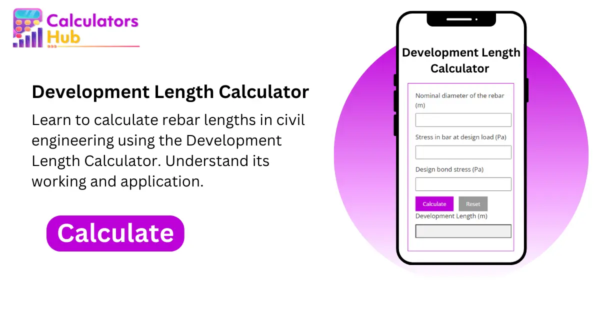 Development Length Calculator