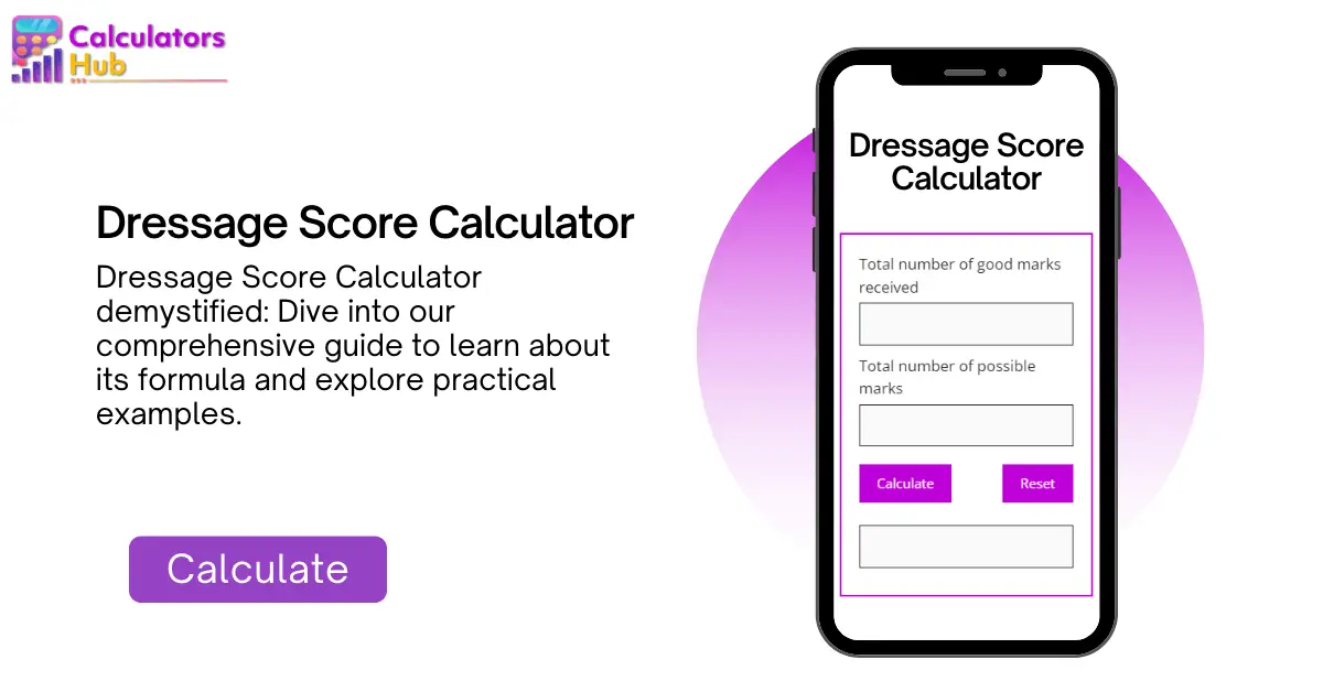 Dressage Score Calculator