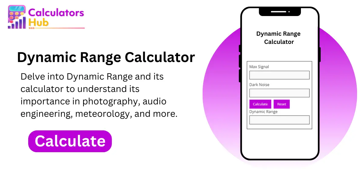 Dynamic Range Calculator