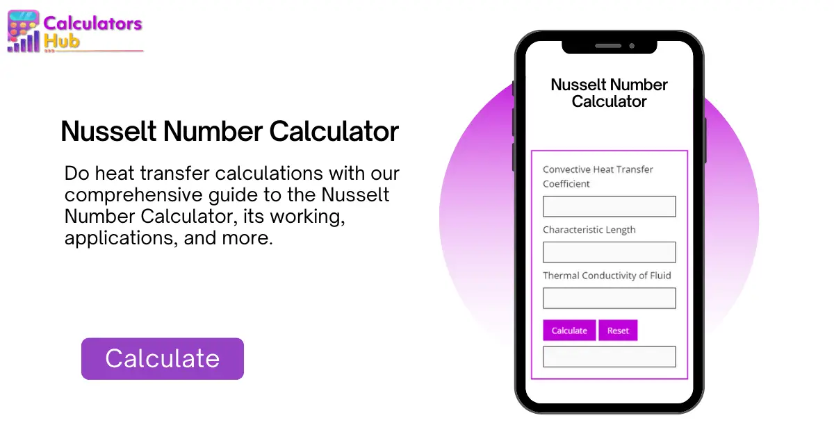 Nusselt Number Calculator