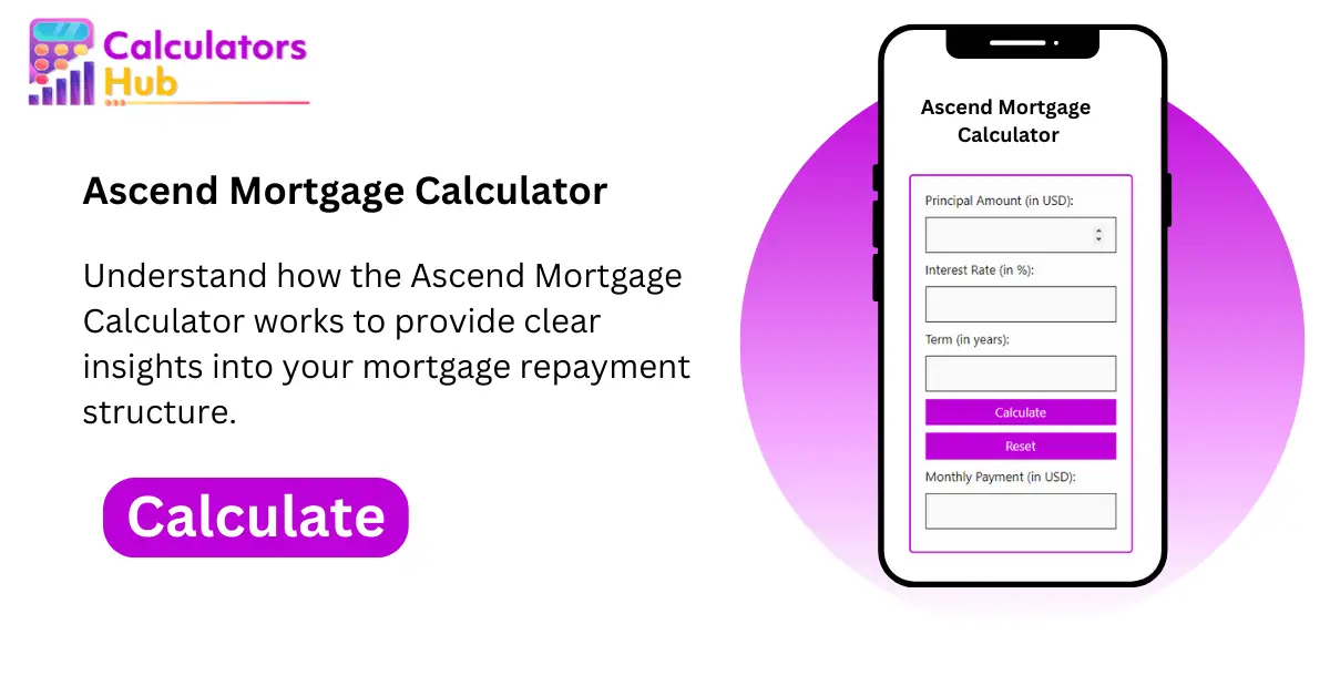 Ascend Mortgage Calculator