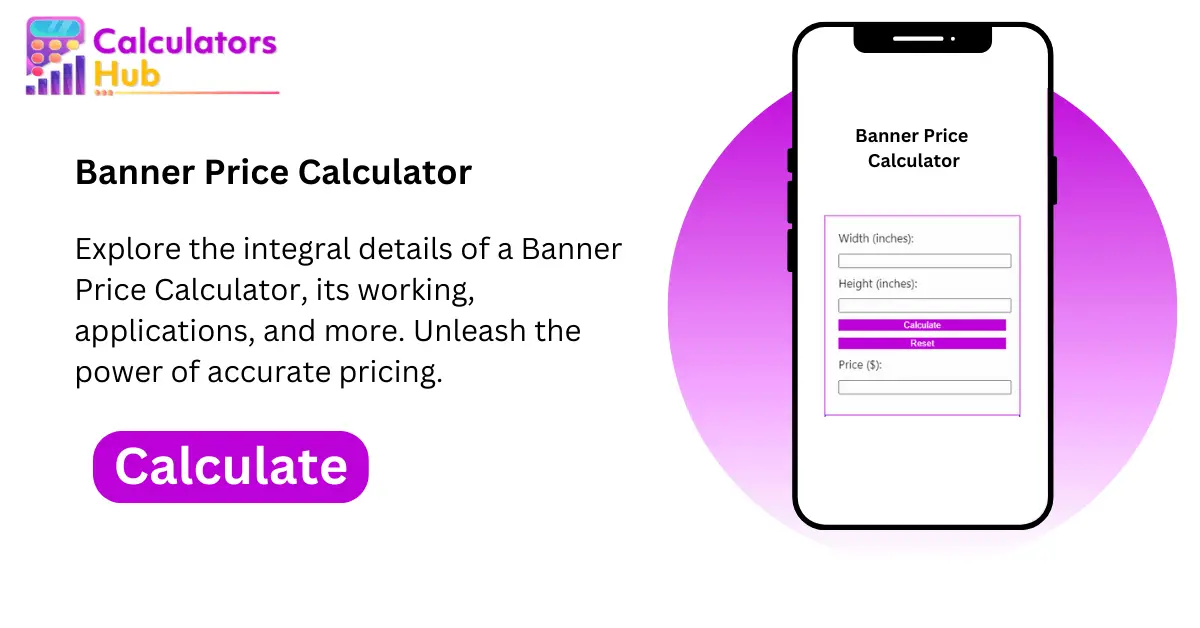 Banner Price Calculator