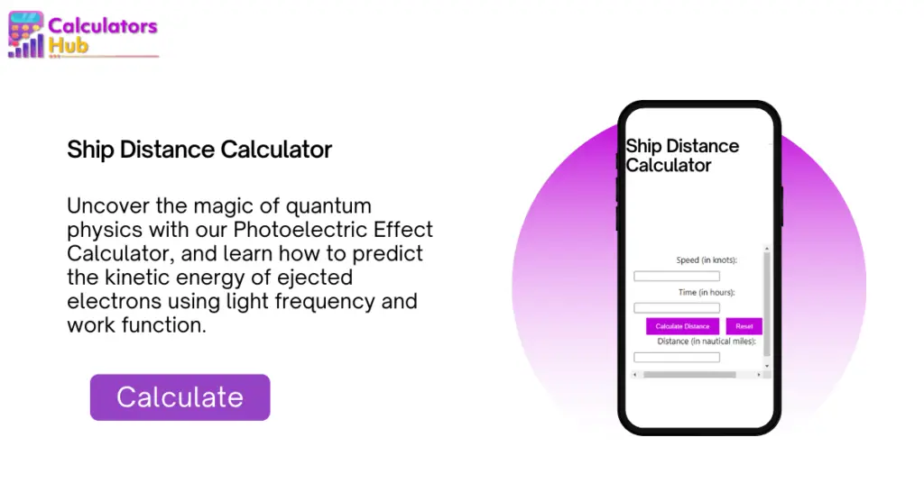 Ship Distance Calculator Online