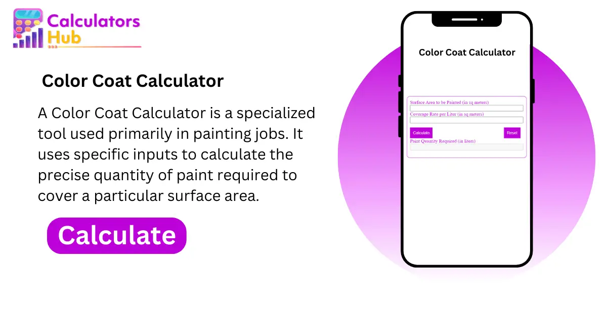 Colour Coat Calculator