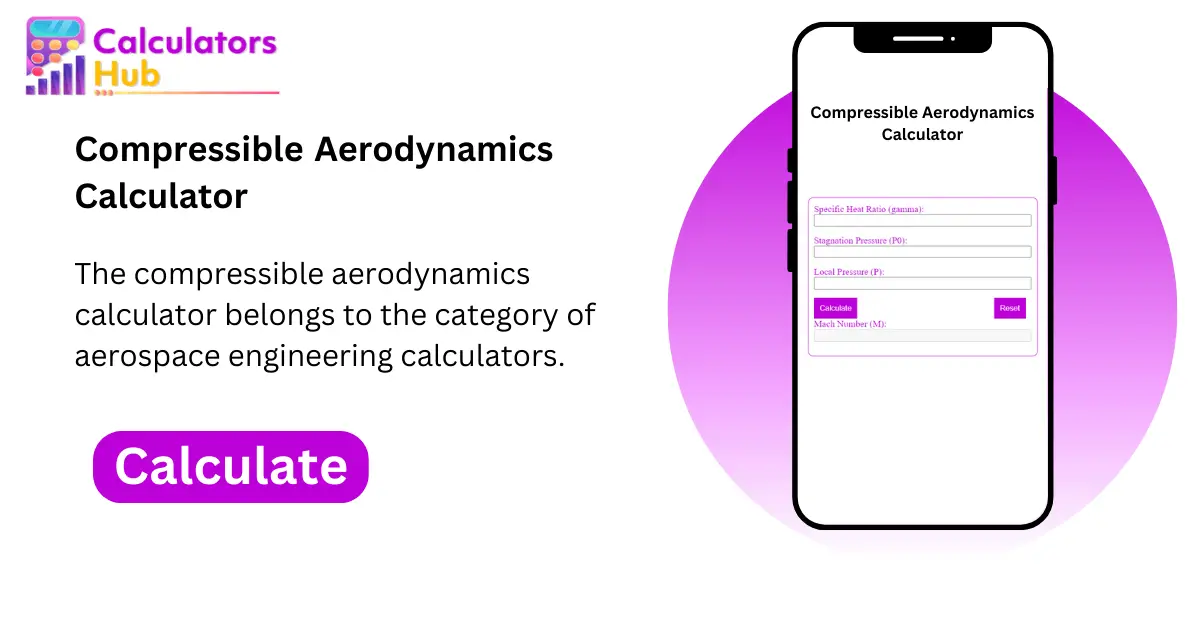 Compressible Aerodynamics Calculator