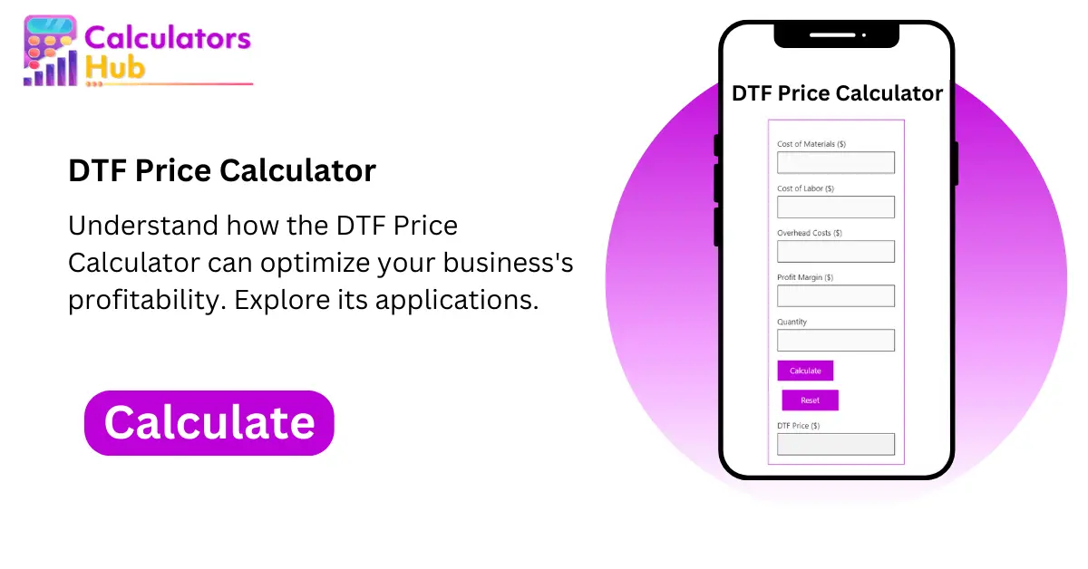 DTF Price Calculator