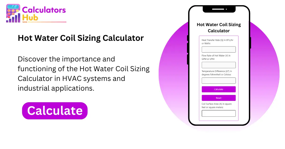 Hot Water Coil Sizing Calculator (1)