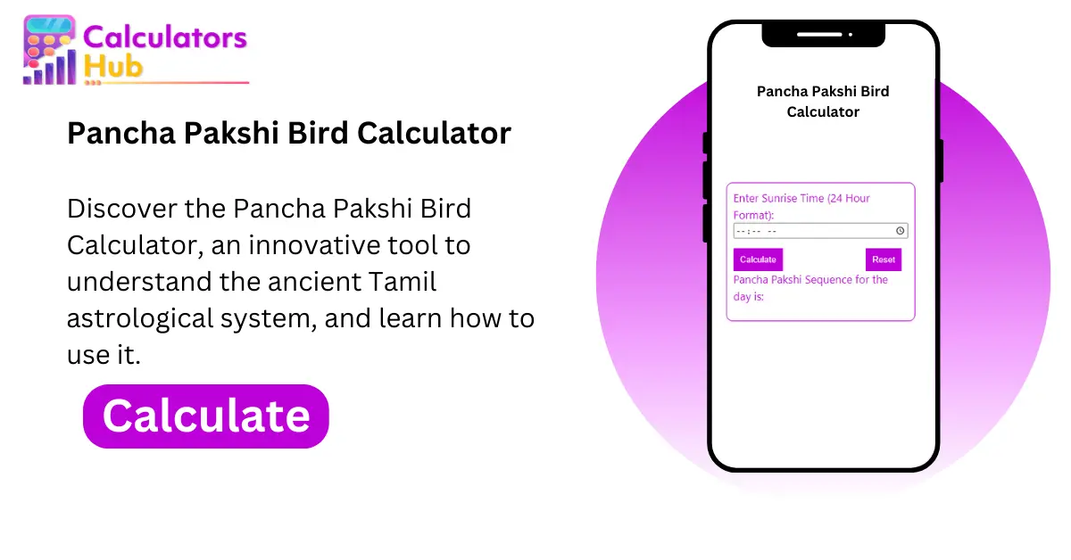 Pancha Pakshi Bird Calculator