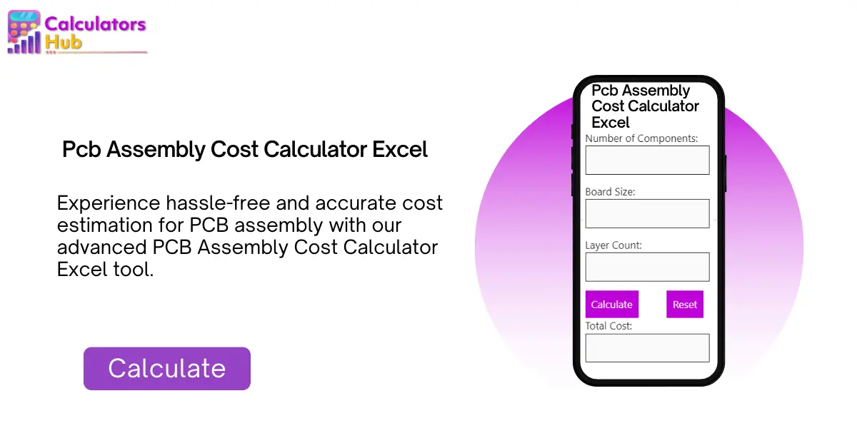 PCB Assembly Cost Calculator Online - CalculatorsHub