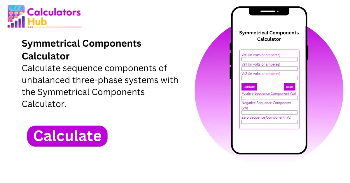 Symmetrical Components Calculator (1)