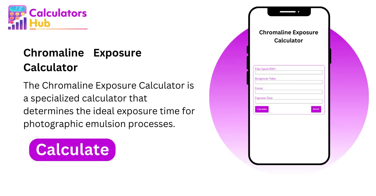 chromaline exposure calculator