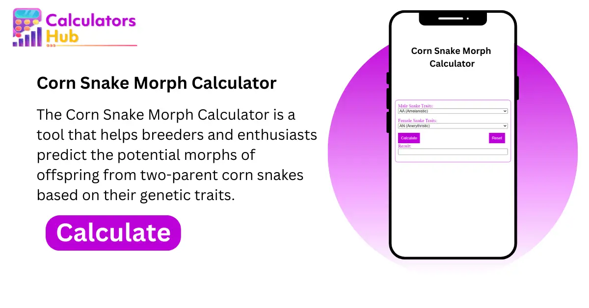 corn snake morph calculator