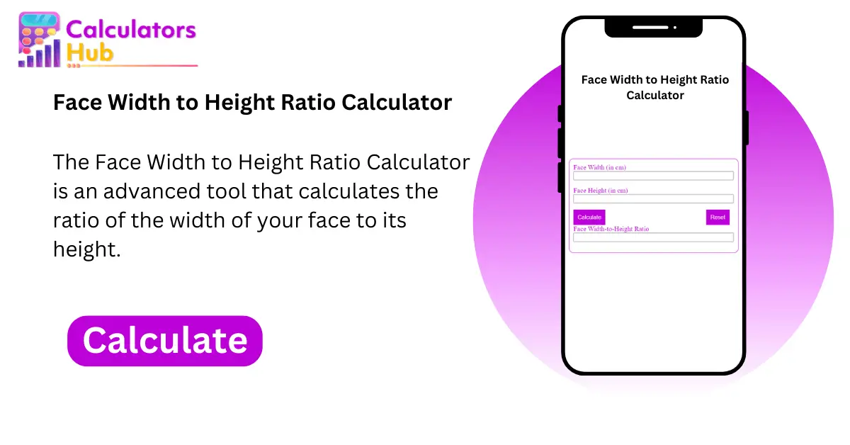 Face Width to Height Ratio Calculator