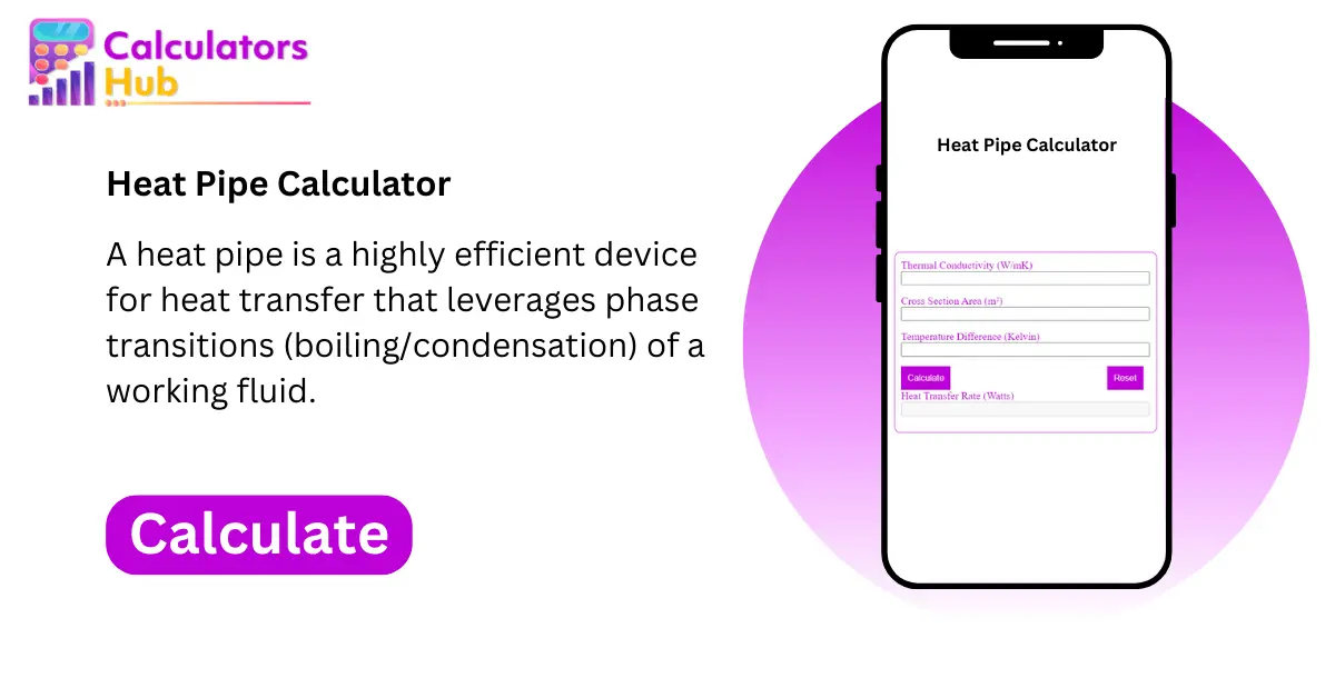 Heat Pipe Calculator