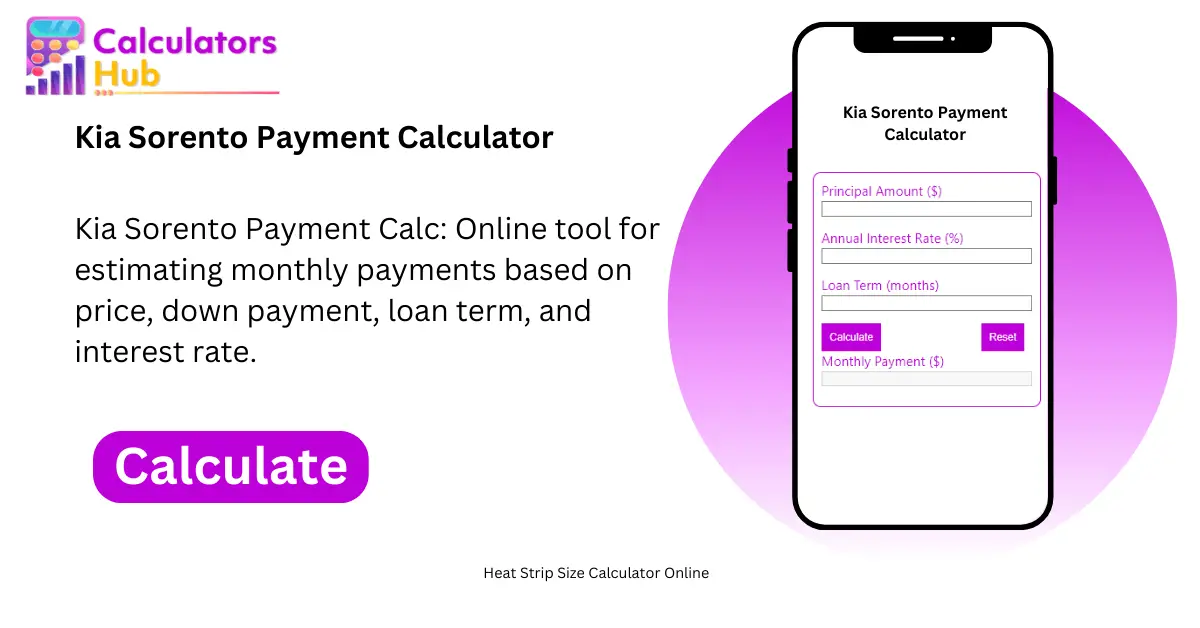Kia Sorento Payment Calculator (1)