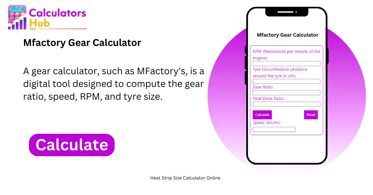Mfactory Gear Calculator
