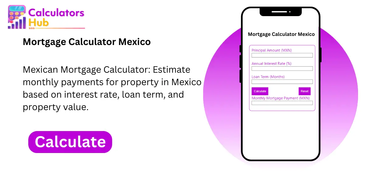 Mortgage Calculator Mexico Online