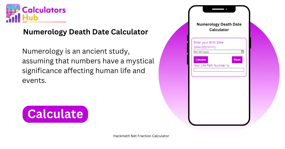 Numerology Death Date Calculator