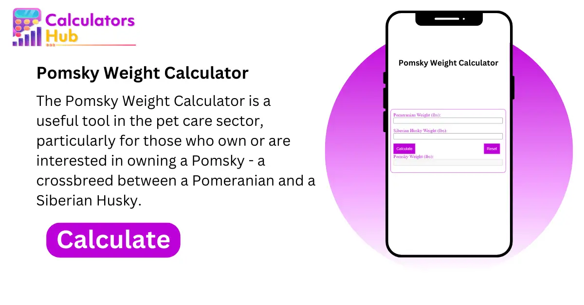 Pomsky Weight Calculator