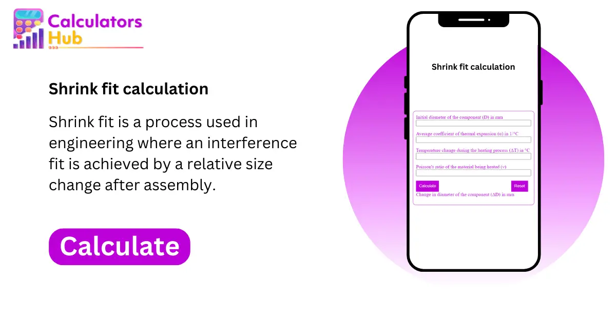 Shrink Fit Calculation