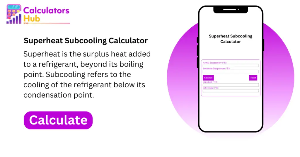 Superheat Subcooling Calculator Online