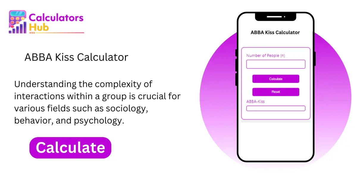 ABBA Kiss Calculator
