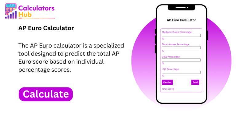 AP Euro Calculator