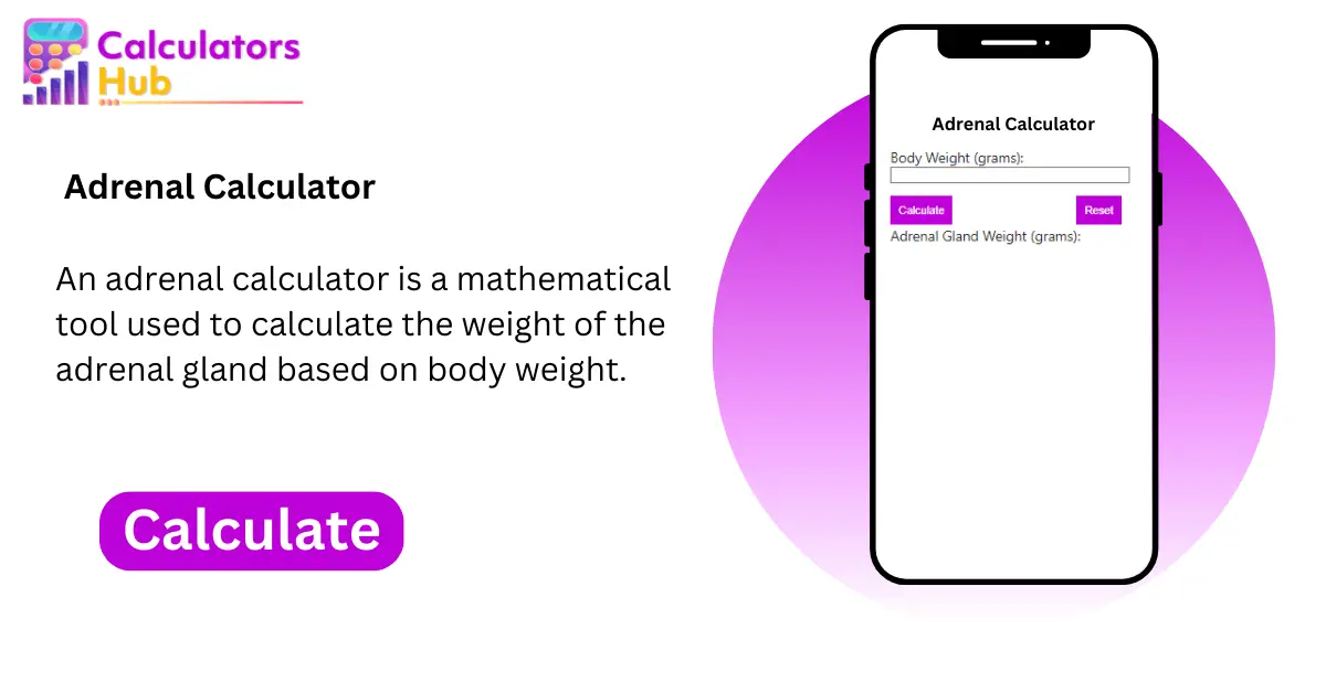 Adrenal Calculator