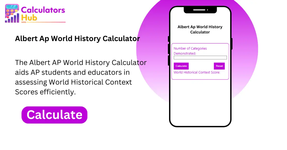Albert Ap World History Calculator