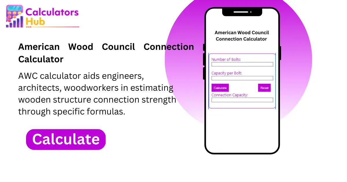 American Wood Council Connection Calculator