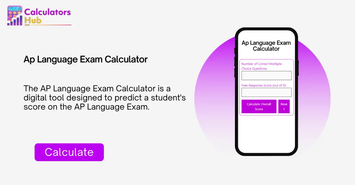 Ap Language Exam Calculator Online