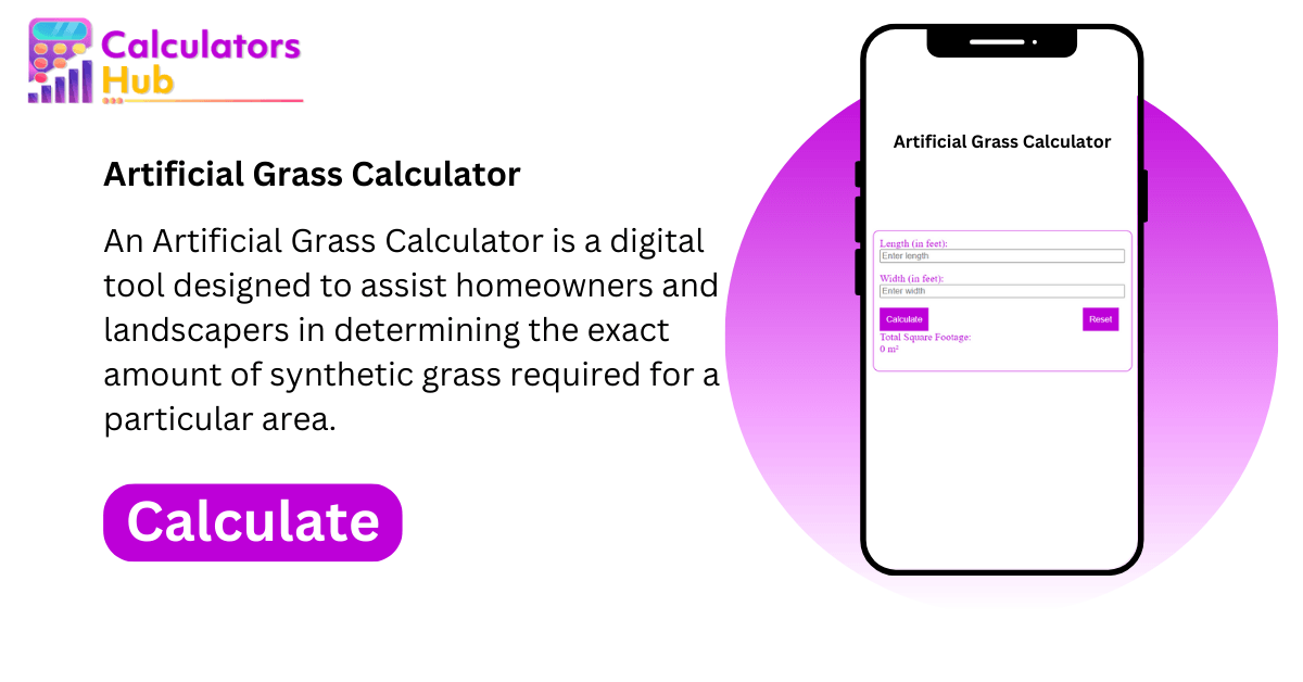 Artificial Grass Calculator