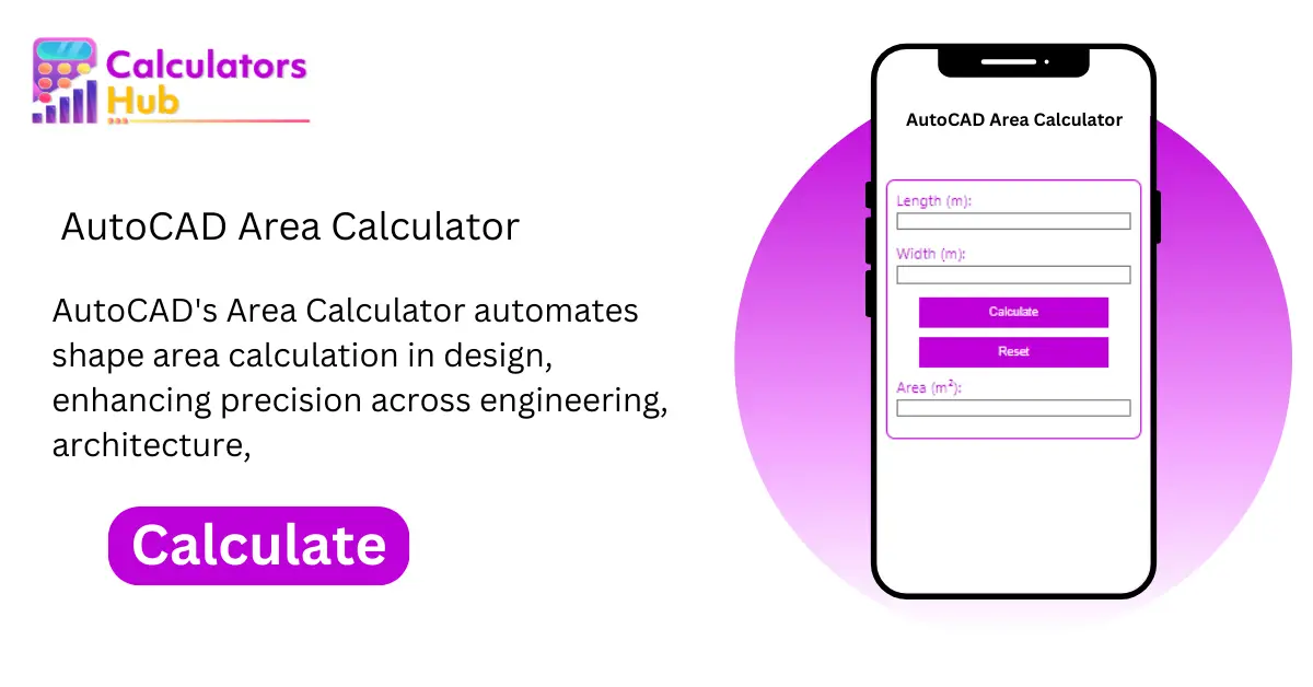 AutoCAD Area Calculator