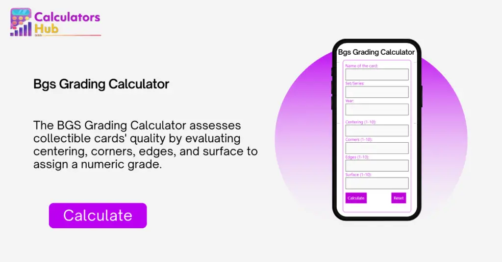 Bgs Grading Calculator Online