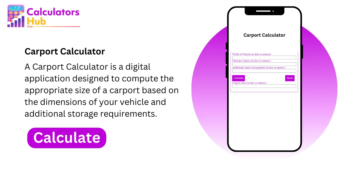 Carport Calculator