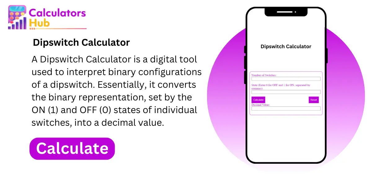 Dipswitch Calculator