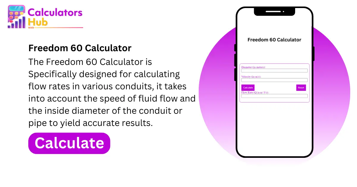 Freedom 60 Calculator