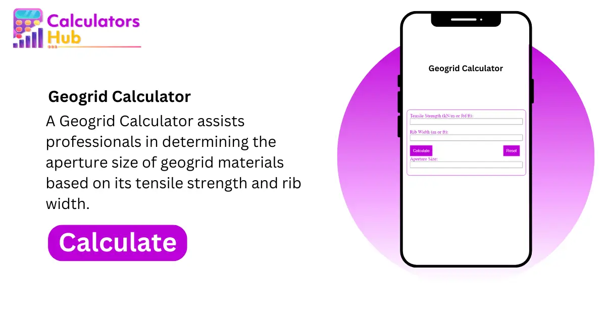 Geogrid Calculator