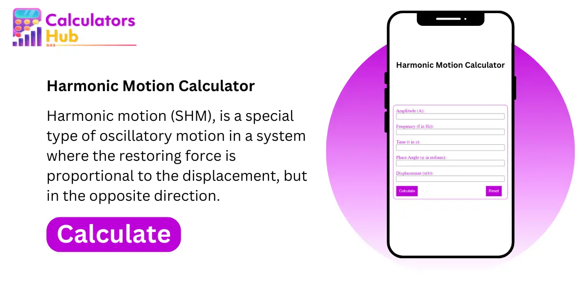 Harmonic Motion Calculator