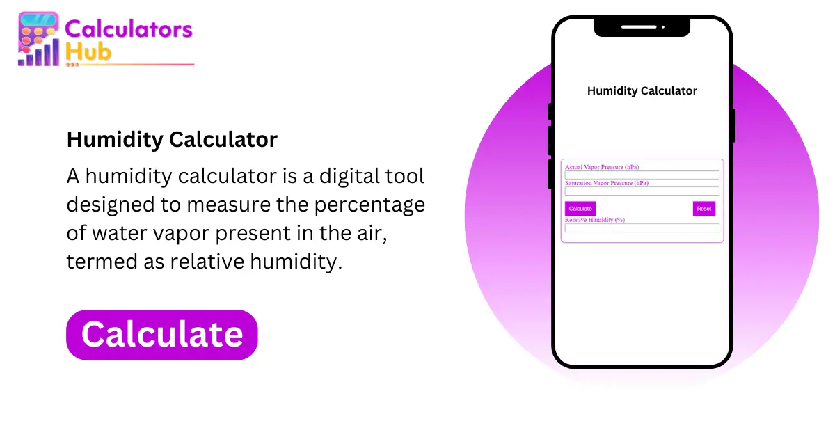 Humidity Calculator