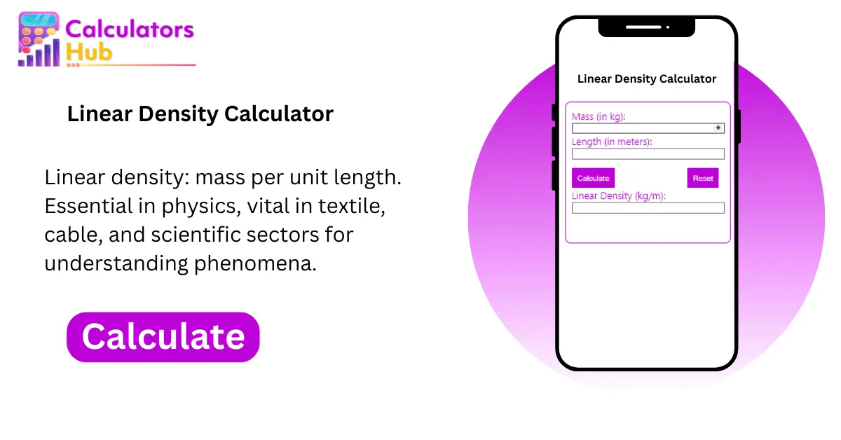 Linear Density Calculator Online