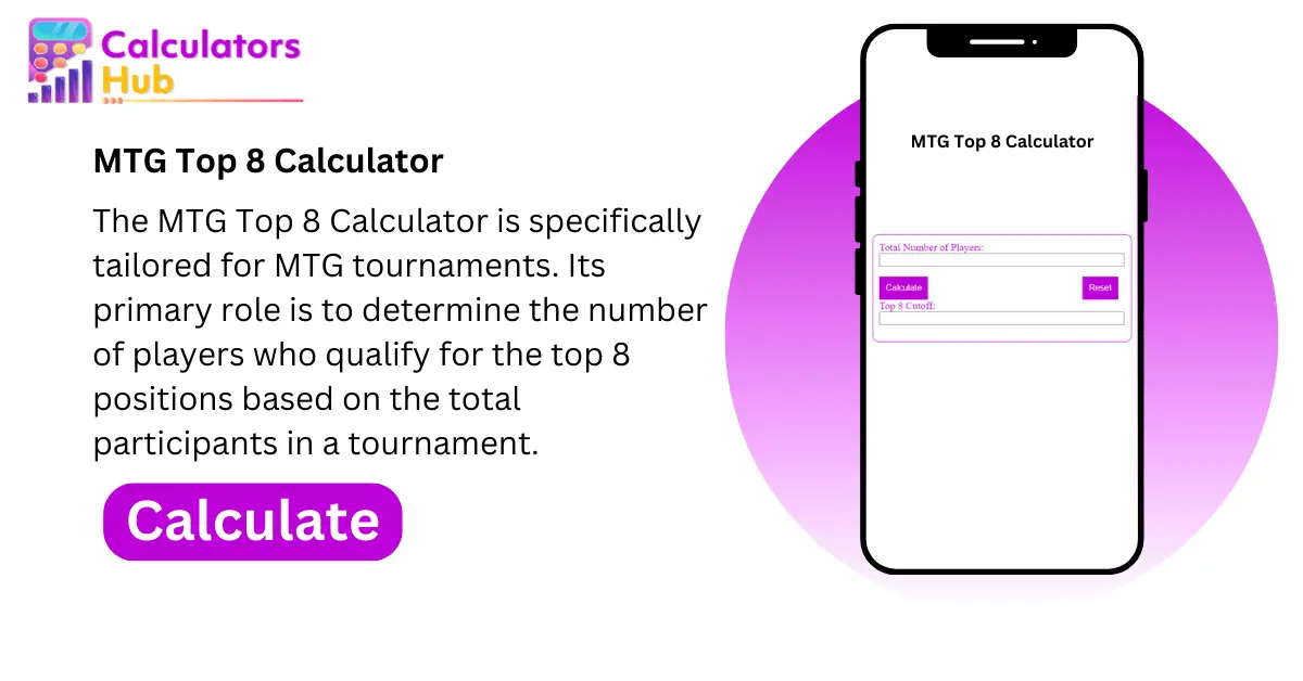 MTG Top 8 Calculator