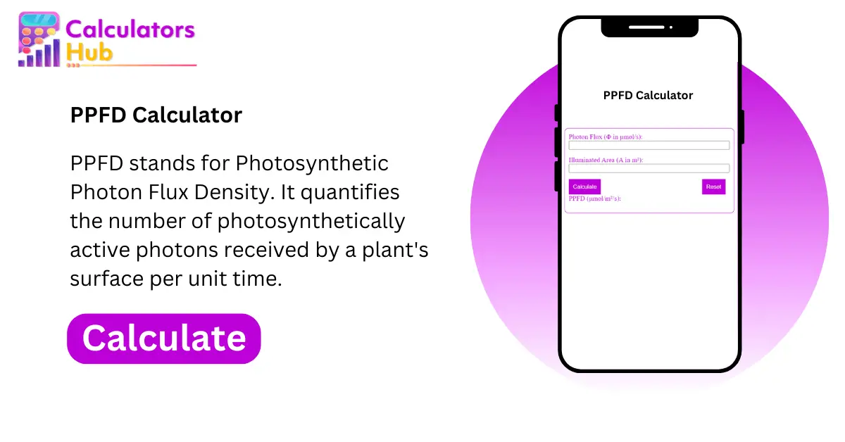 PPFD Calculator
