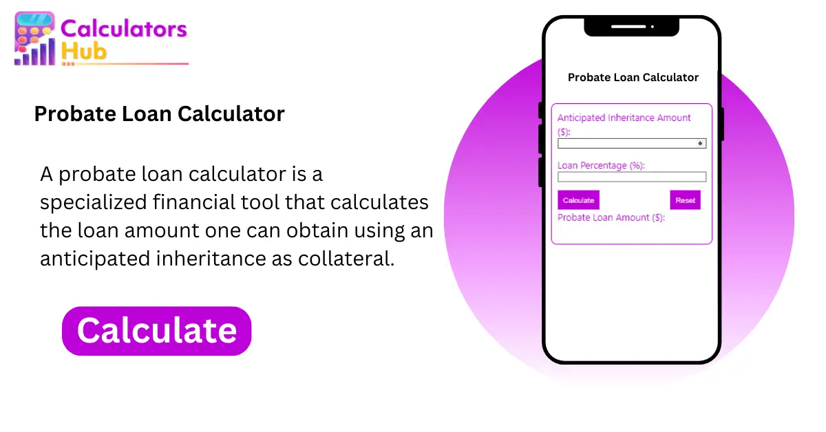 Probate Loan Calculator